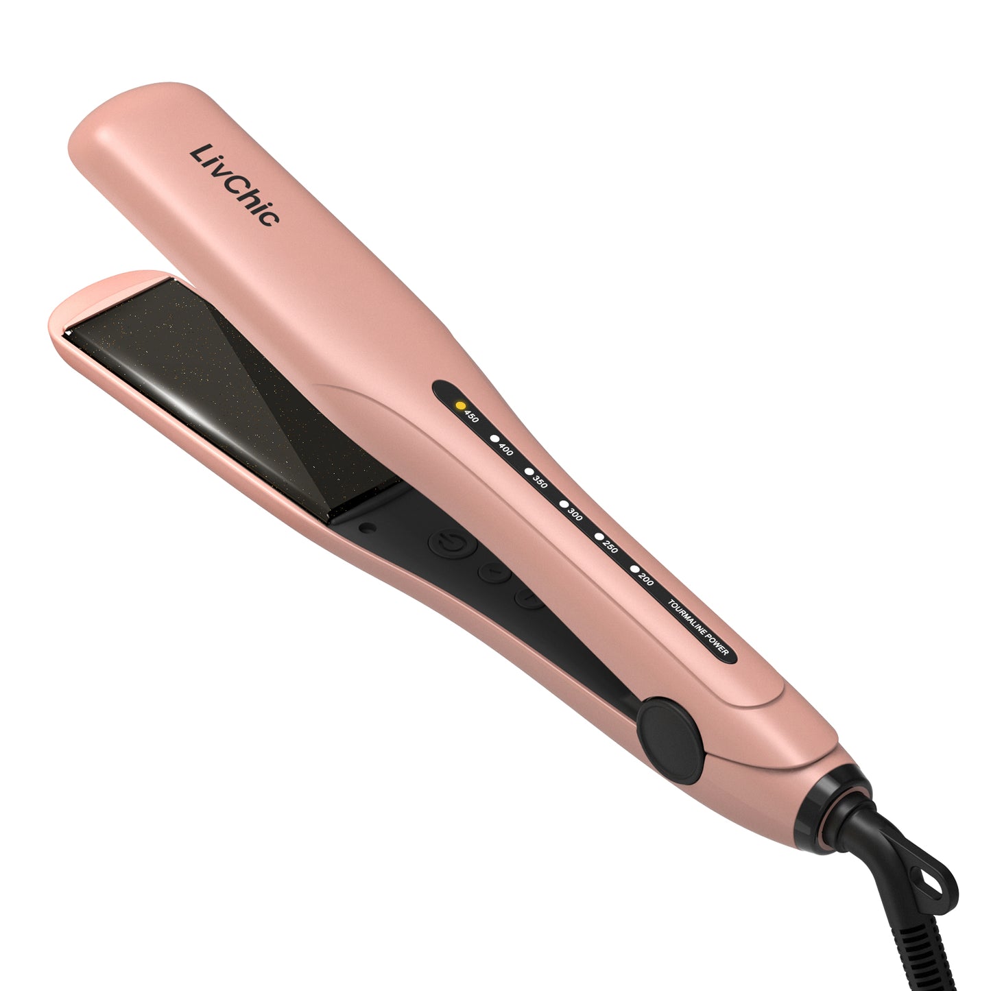 Pelurus rambut datar lebar LivChic LS304 (1,5 inci)