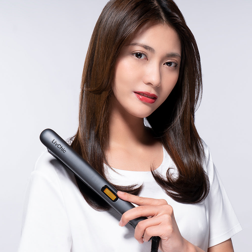 Pelurus rambut profesional LivChic LS303 dengan 30 pengaturan suhu