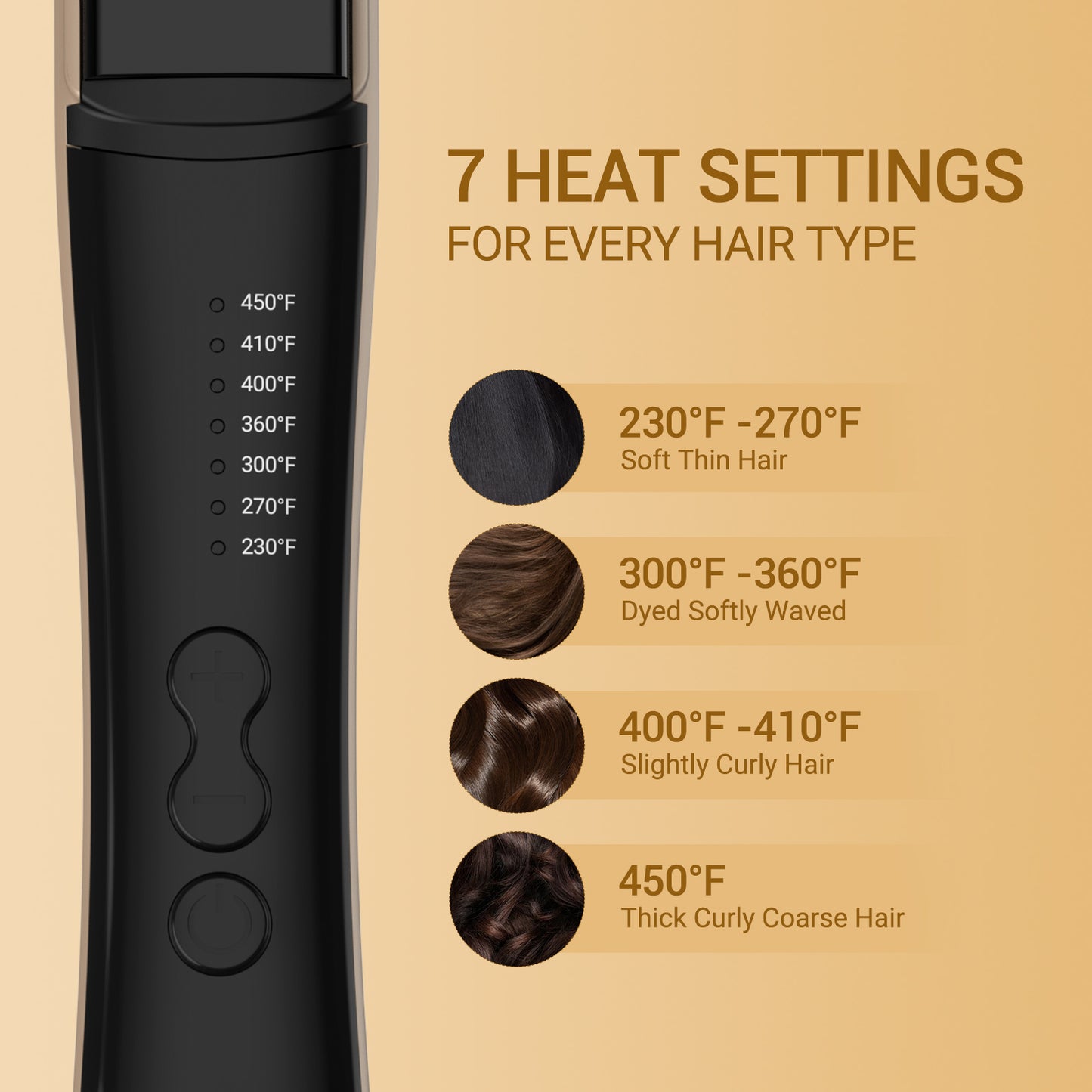 Livchic Ceramic Tourmaline Flat Iron Straightens and Curls 2 in 1 hair straightener LS309